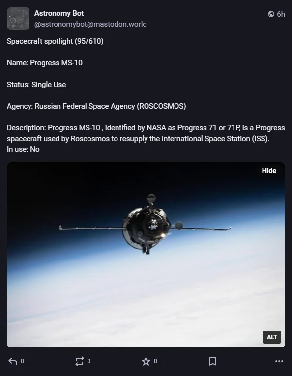 Spacecraft spotlight